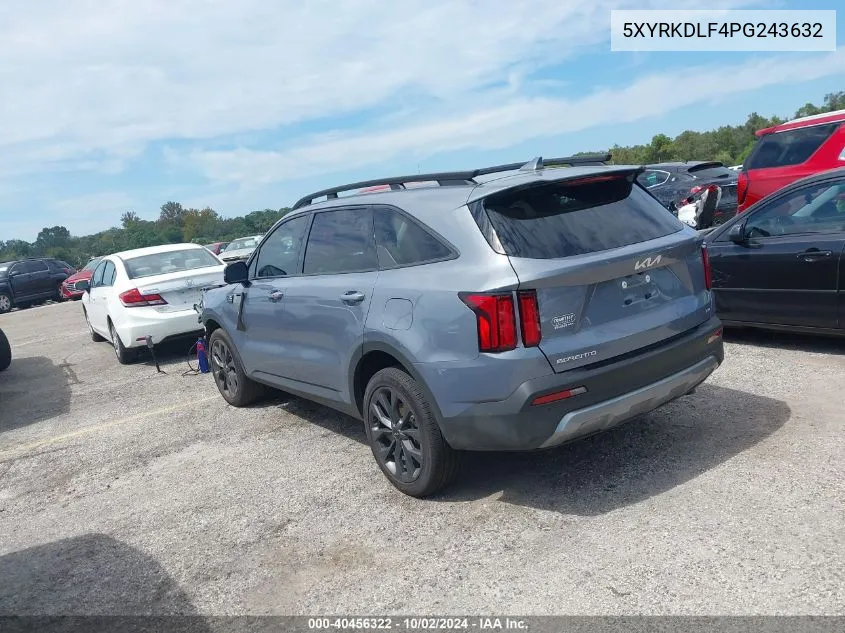 2023 Kia Sorento X-Line Sx Prestige VIN: 5XYRKDLF4PG243632 Lot: 40456322