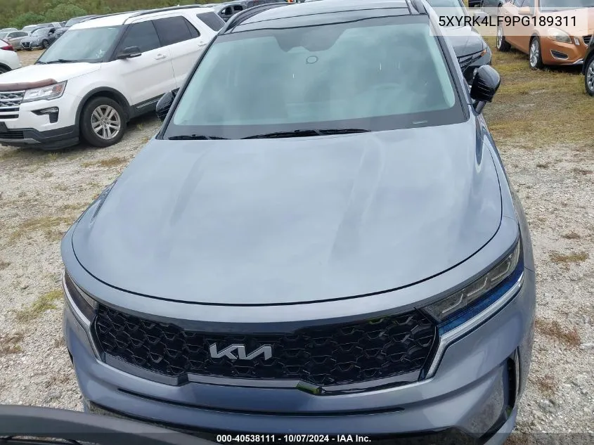 2023 Kia Sorento Sx/Sxp VIN: 5XYRK4LF9PG189311 Lot: 40538111