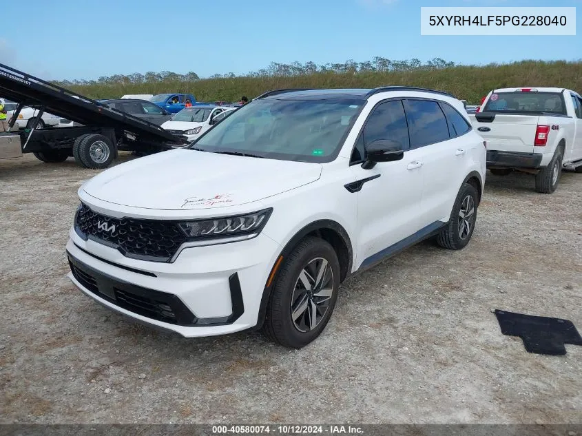 2023 Kia Sorento Ex VIN: 5XYRH4LF5PG228040 Lot: 40580074