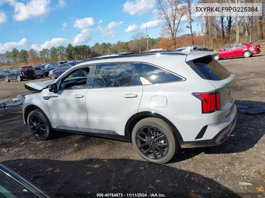 2023 Kia Sorento Sx VIN: 5XYRK4LF9PG225384 Lot: 40764573