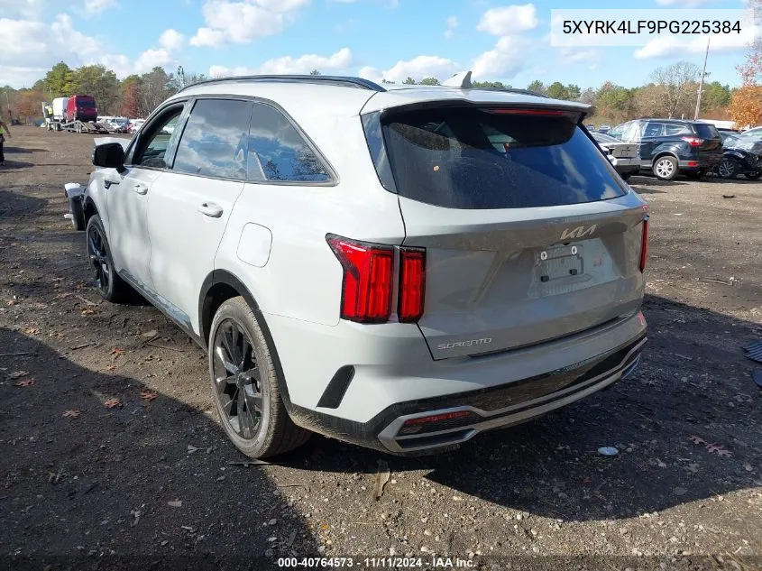 2023 Kia Sorento Sx VIN: 5XYRK4LF9PG225384 Lot: 40764573