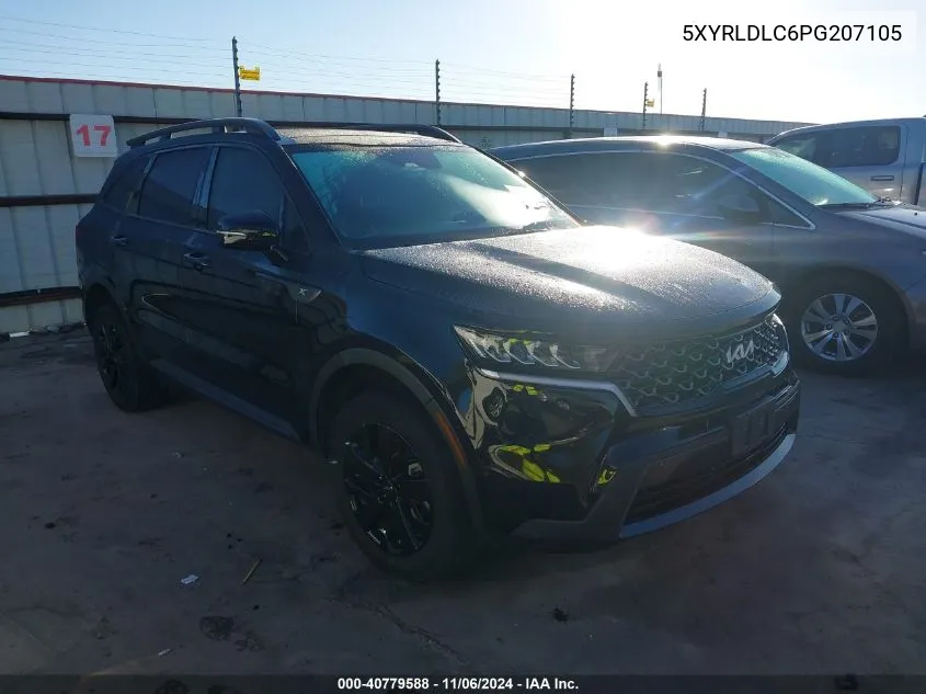 2023 Kia Sorento X-Line S VIN: 5XYRLDLC6PG207105 Lot: 40779588