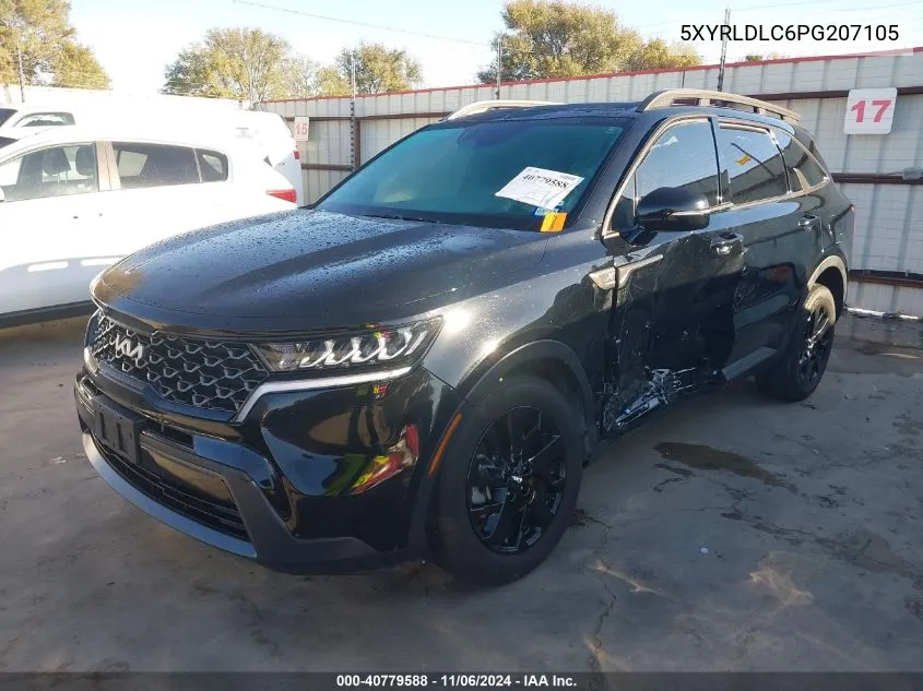 2023 Kia Sorento X-Line S VIN: 5XYRLDLC6PG207105 Lot: 40779588