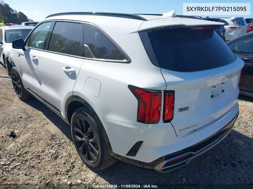 2023 Kia Sorento Sx VIN: 5XYRKDLF7PG215095 Lot: 40785936