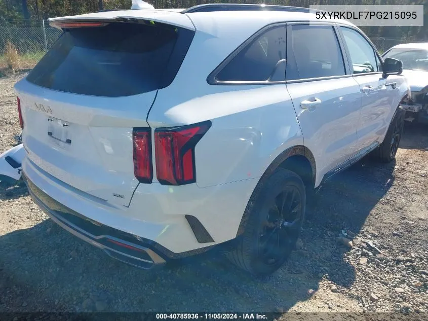 2023 Kia Sorento Sx VIN: 5XYRKDLF7PG215095 Lot: 40785936