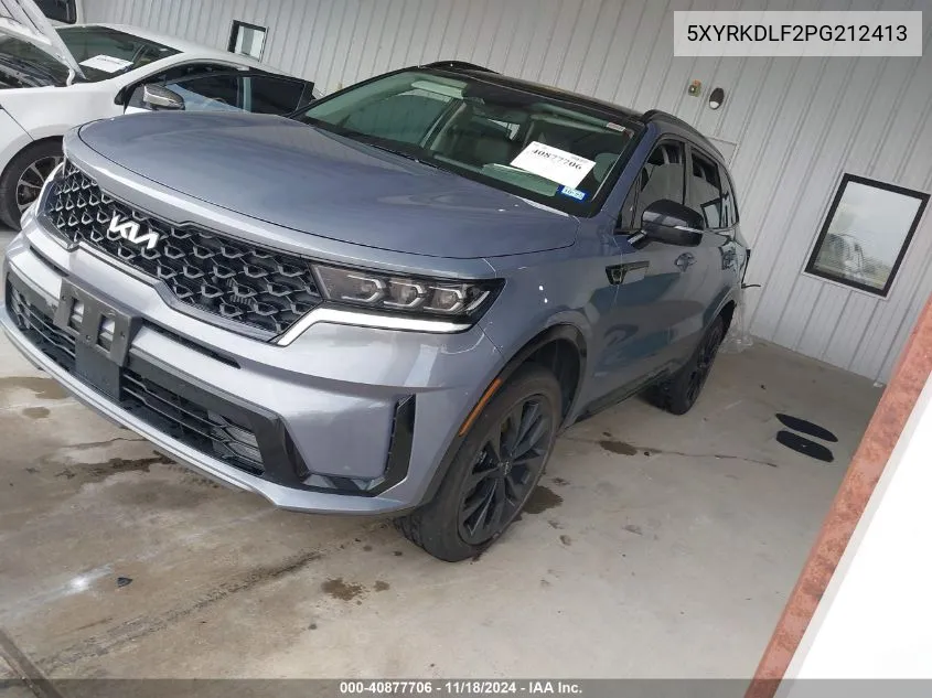 2023 Kia Sorento Sx VIN: 5XYRKDLF2PG212413 Lot: 40877706