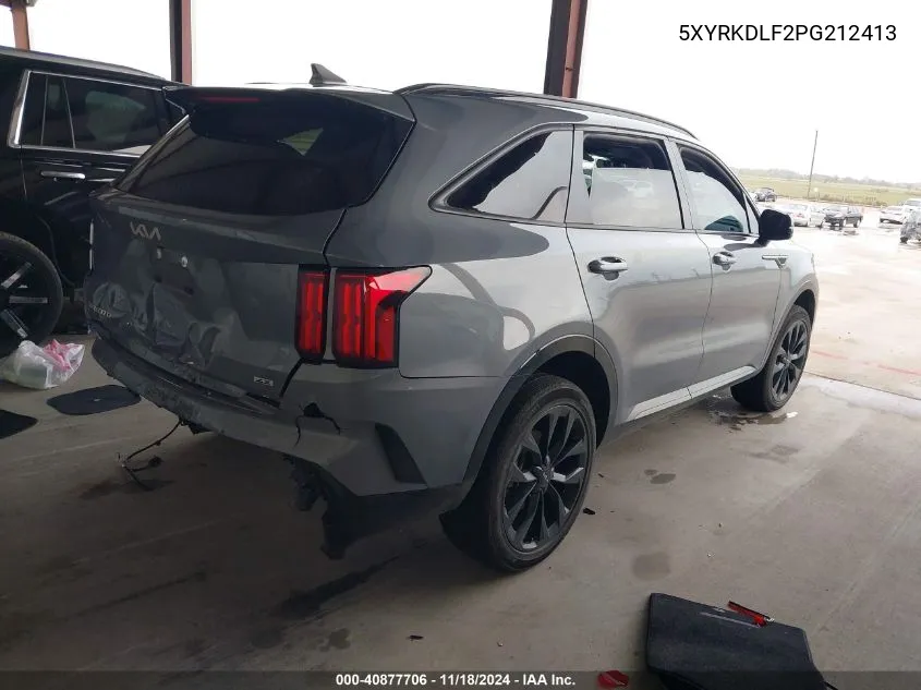 2023 Kia Sorento Sx VIN: 5XYRKDLF2PG212413 Lot: 40877706