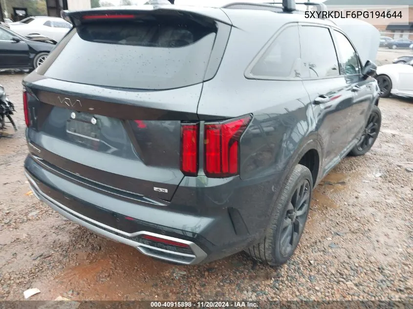 2023 Kia Sorento Sx VIN: 5XYRKDLF6PG194644 Lot: 40915898