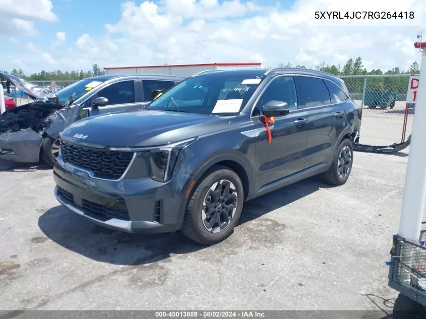 5XYRL4JC7RG264418 2024 Kia Sorento S