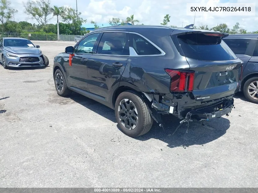 5XYRL4JC7RG264418 2024 Kia Sorento S