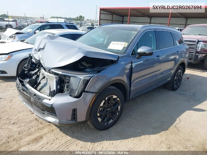 2024 Kia Sorento S VIN: 5XYRLDJC2RG267694 Lot: 40320770