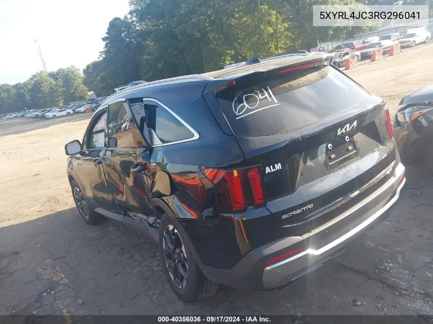 5XYRL4JC3RG296041 2024 Kia Sorento S