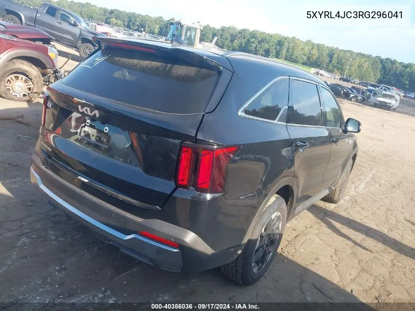 5XYRL4JC3RG296041 2024 Kia Sorento S