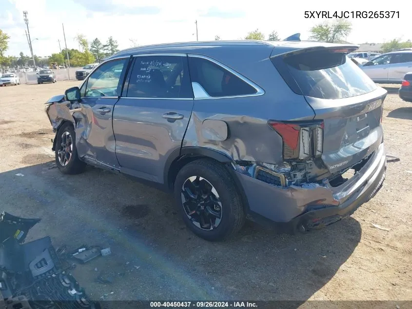 5XYRL4JC1RG265371 2024 Kia Sorento S