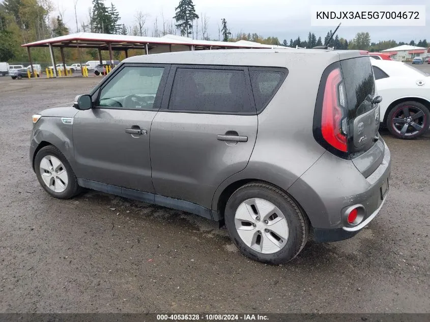 KNDJX3AE5G7004672 2016 Kia Soul Ev