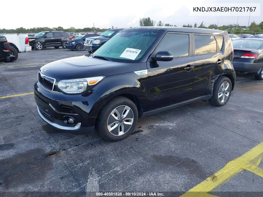 KNDJX3AE0H7021767 2017 Kia Soul Ev