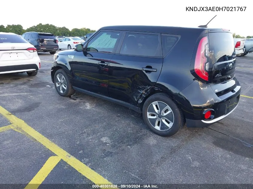 KNDJX3AE0H7021767 2017 Kia Soul Ev