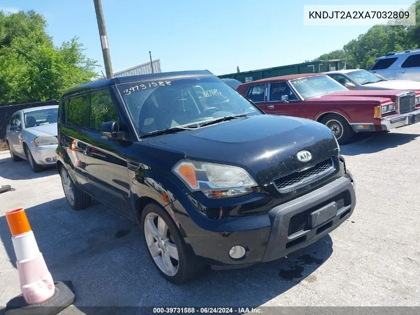 2010 Kia Soul ! VIN: KNDJT2A2XA7032809 Lot: 39731588