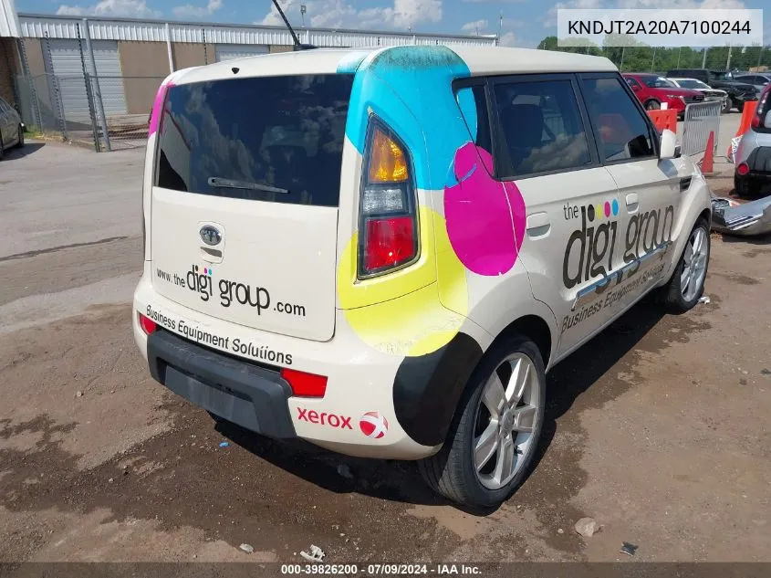 KNDJT2A20A7100244 2010 Kia Soul !