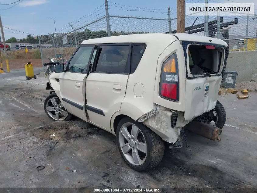 2010 Kia Soul ! VIN: KNDJT2A29A7080768 Lot: 39861884