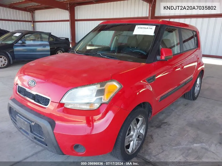 KNDJT2A20A7035802 2010 Kia Soul +