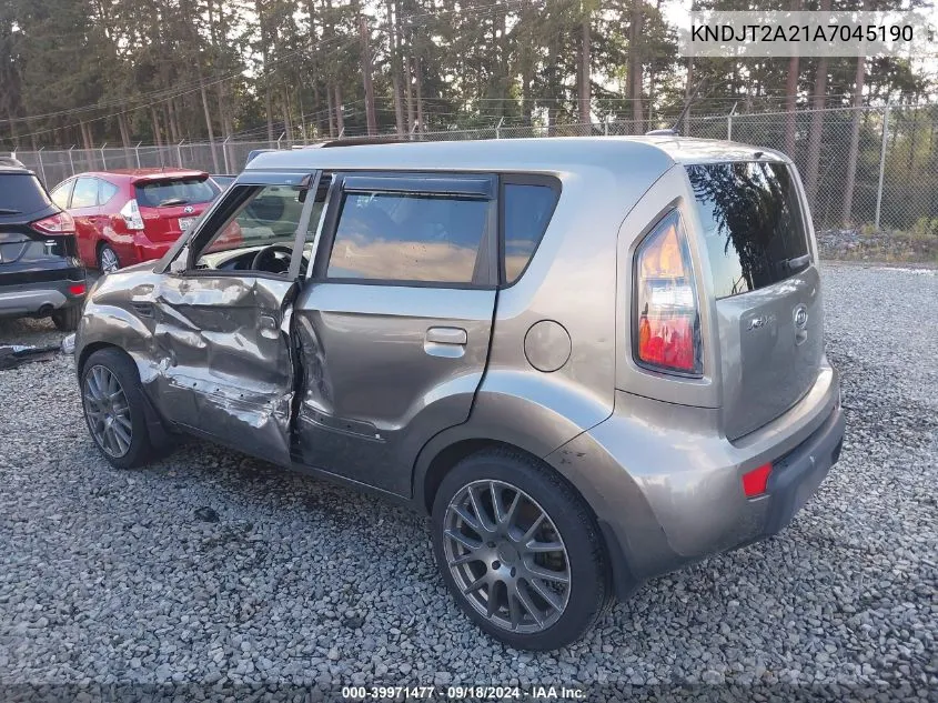 2010 Kia Soul ! VIN: KNDJT2A21A7045190 Lot: 39971477