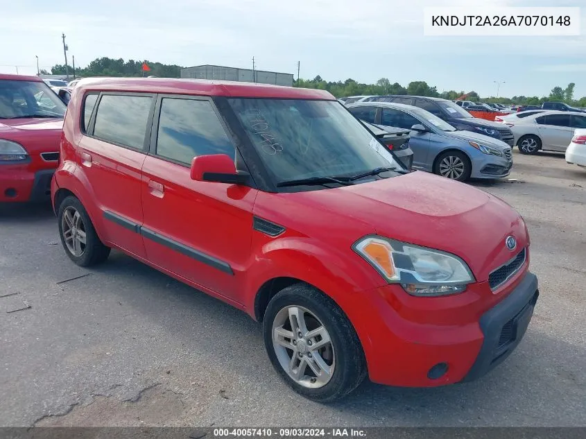 KNDJT2A26A7070148 2010 Kia Soul +