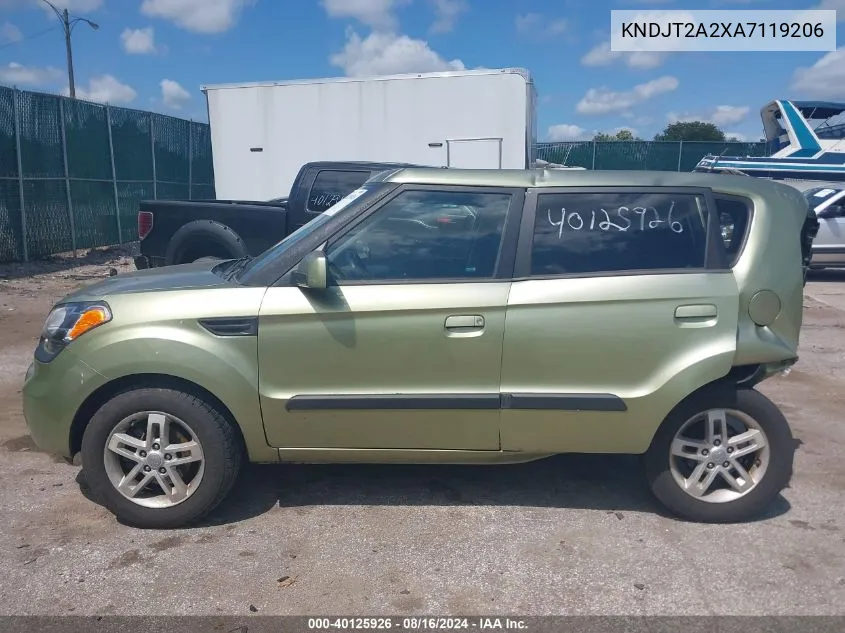 KNDJT2A2XA7119206 2010 Kia Soul +