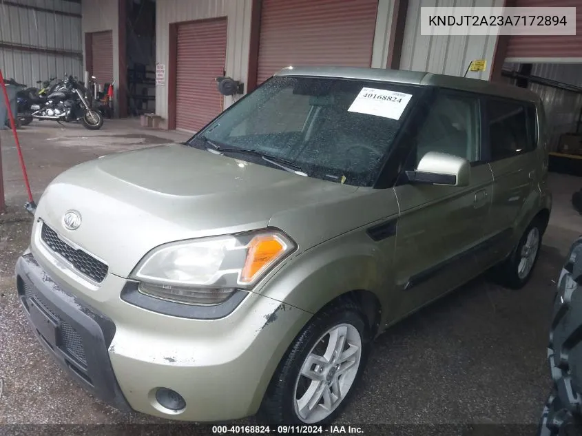 KNDJT2A23A7172894 2010 Kia Soul +