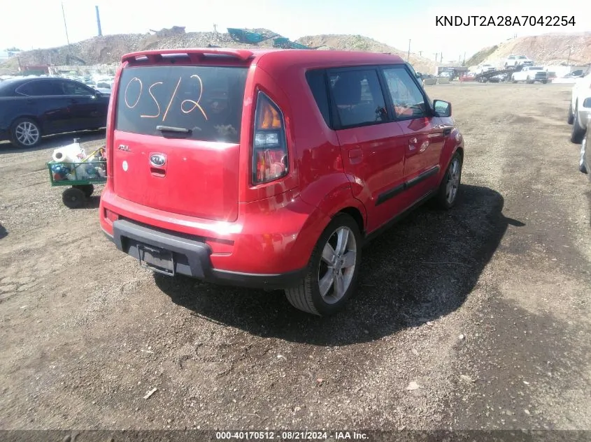 2010 Kia Soul Sport VIN: KNDJT2A28A7042254 Lot: 40170512