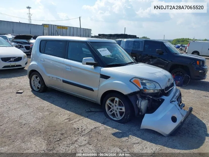 2010 Kia Soul + VIN: KNDJT2A28A7065520 Lot: 40205665