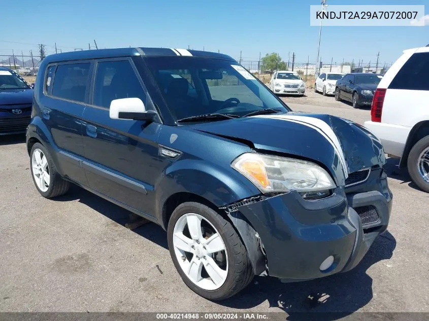 2010 Kia Soul + VIN: KNDJT2A29A7072007 Lot: 40214948