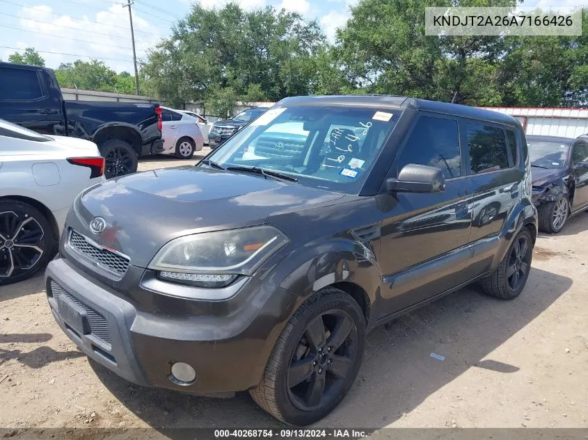 2010 Kia Soul ! VIN: KNDJT2A26A7166426 Lot: 40268754