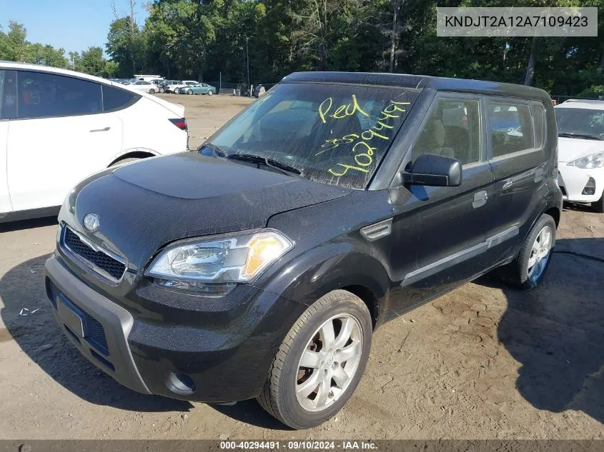 2010 Kia Soul VIN: KNDJT2A12A7109423 Lot: 40294491