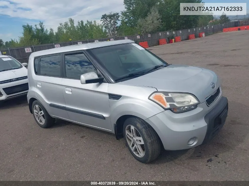 2010 Kia Soul + VIN: KNDJT2A21A7162333 Lot: 40372839