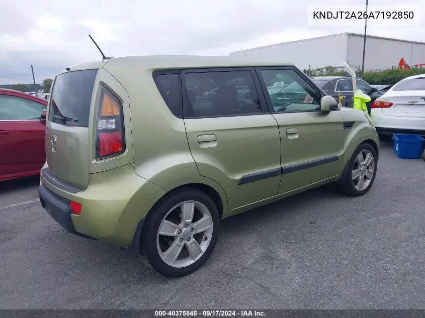 KNDJT2A26A7192850 2010 Kia Soul !