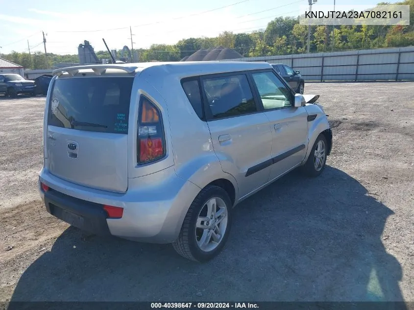 2010 Kia Soul + VIN: KNDJT2A23A7082161 Lot: 40398647