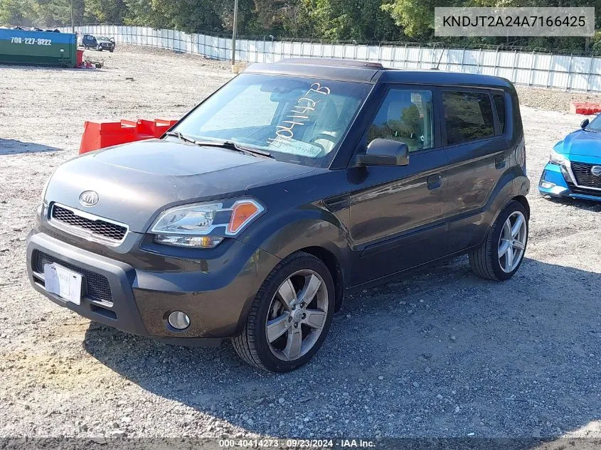 2010 Kia Soul +/!/Sport VIN: KNDJT2A24A7166425 Lot: 40414273