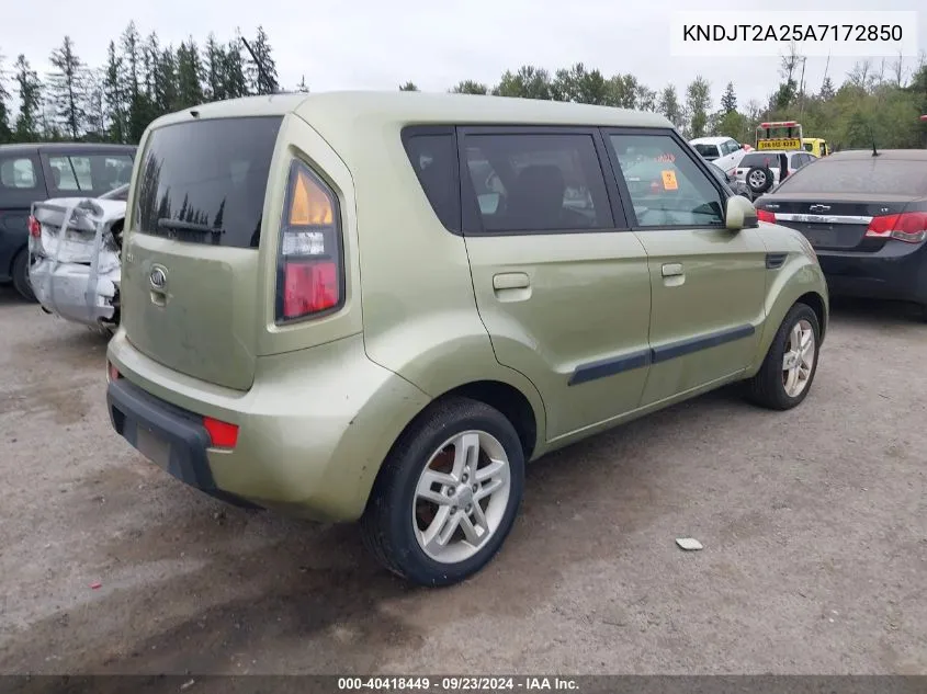 KNDJT2A25A7172850 2010 Kia Soul +