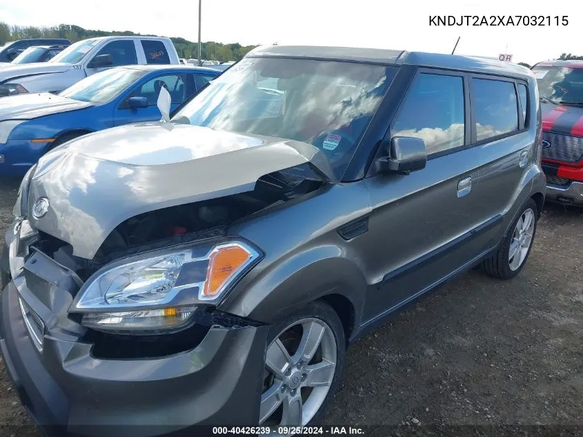 2010 Kia Soul Sport VIN: KNDJT2A2XA7032115 Lot: 40426239