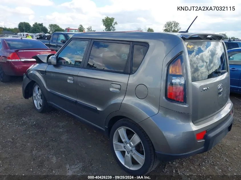 KNDJT2A2XA7032115 2010 Kia Soul Sport