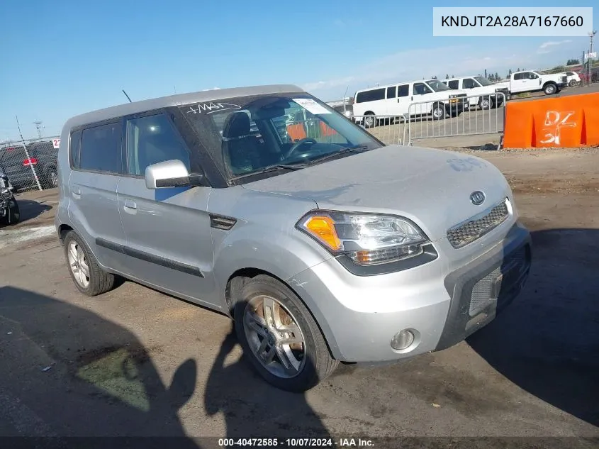 2010 Kia Soul +/!/Sport VIN: KNDJT2A28A7167660 Lot: 40472585