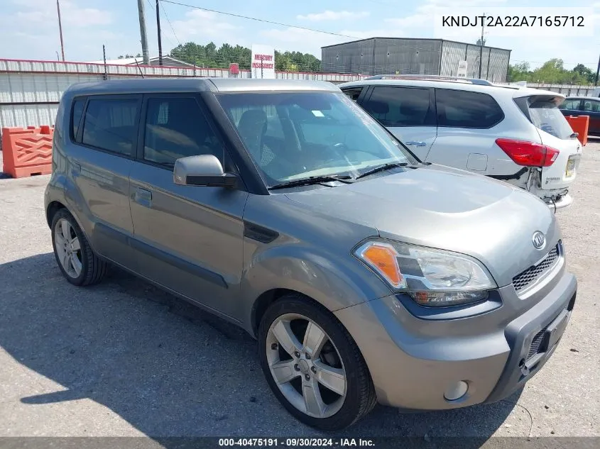 2010 Kia Soul ! VIN: KNDJT2A22A7165712 Lot: 40475191