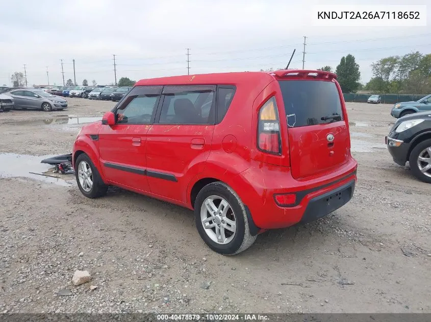 KNDJT2A26A7118652 2010 Kia Soul +