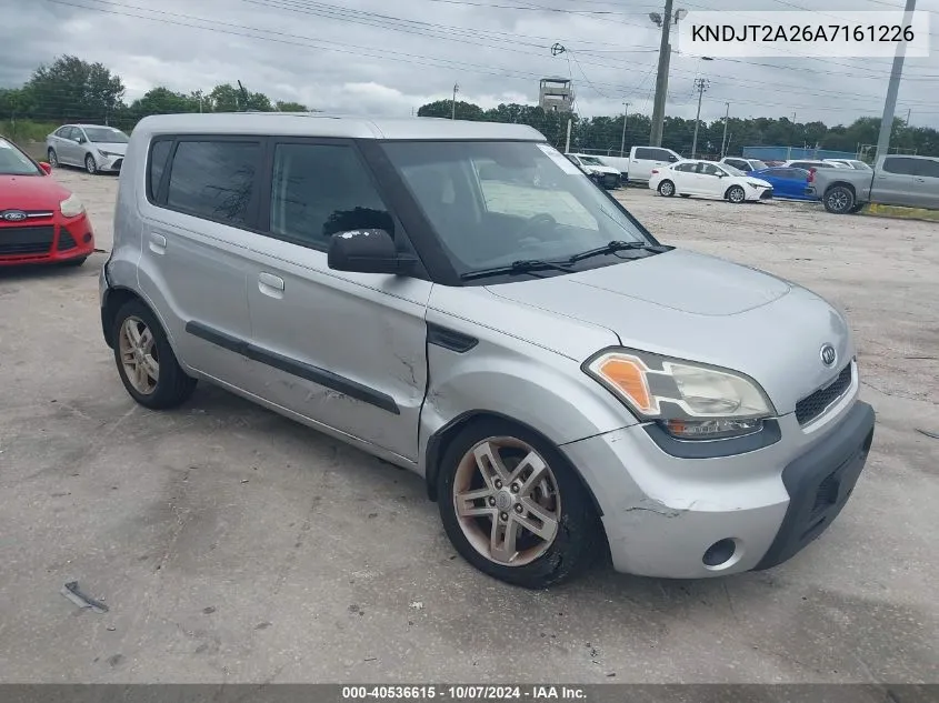 2010 Kia Soul + VIN: KNDJT2A26A7161226 Lot: 40536615