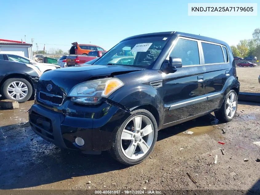 2010 Kia Soul ! VIN: KNDJT2A25A7179605 Lot: 40581857