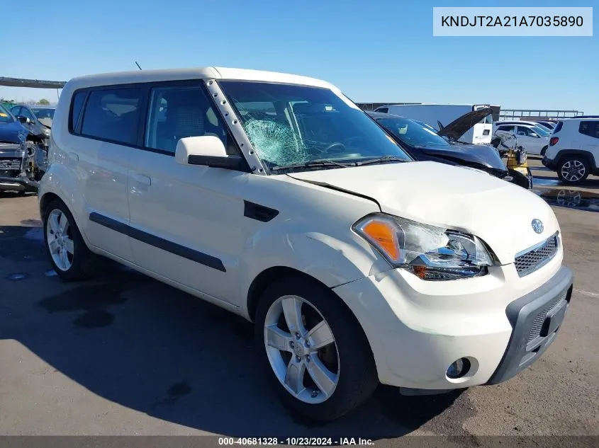 2010 Kia Soul ! VIN: KNDJT2A21A7035890 Lot: 40681328