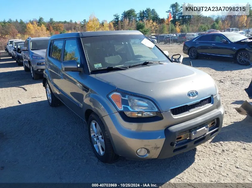 2010 Kia Soul ! VIN: KNDJT2A23A7098215 Lot: 40703969