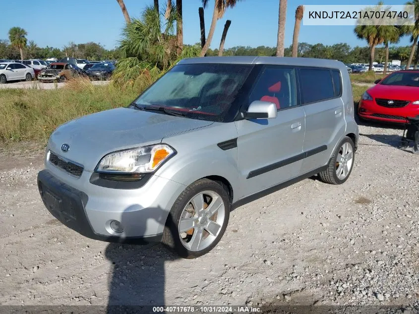 2010 Kia Soul Sport VIN: KNDJT2A21A7074740 Lot: 40717678