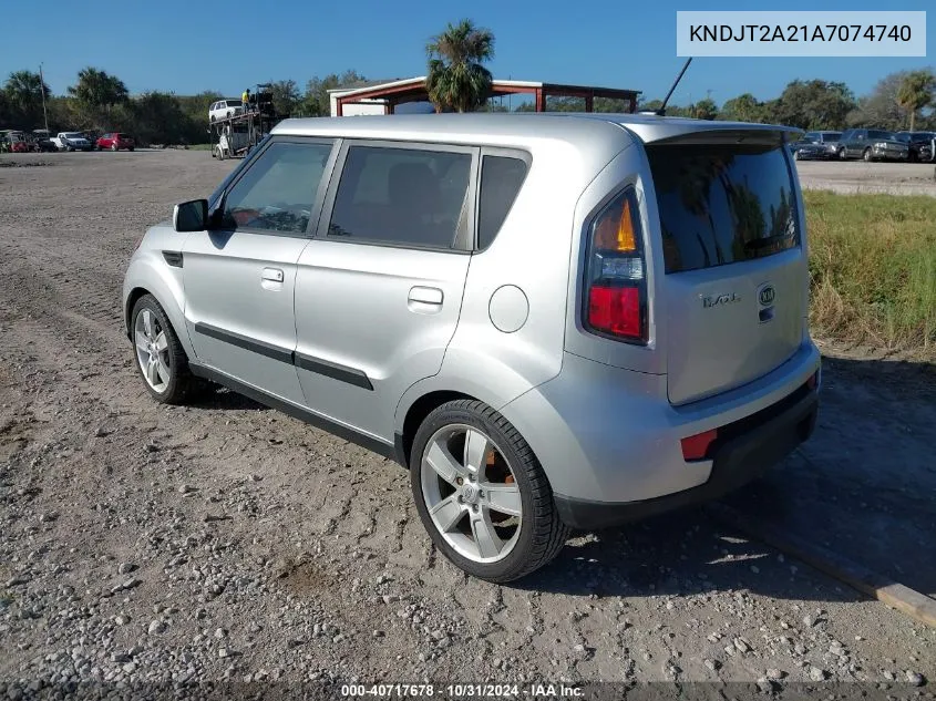 2010 Kia Soul Sport VIN: KNDJT2A21A7074740 Lot: 40717678